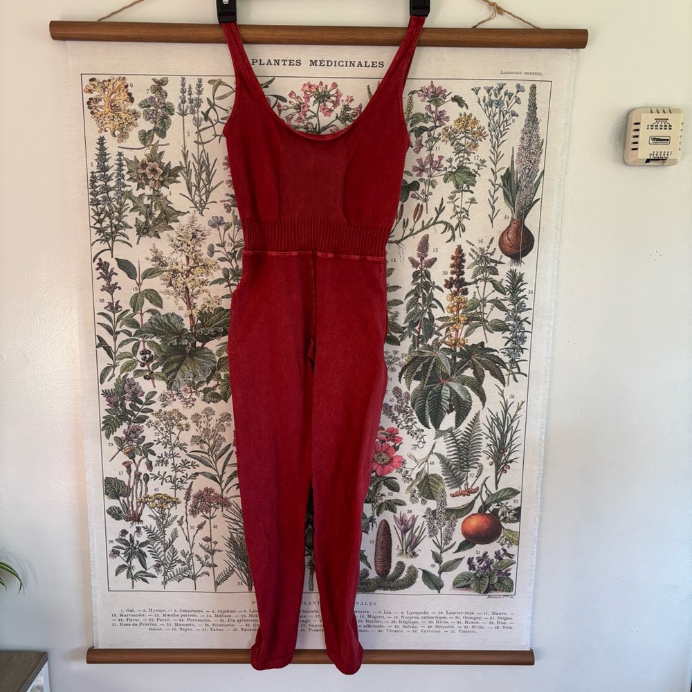 Free People Movement Red Women's Athletic Jumpsuit XS